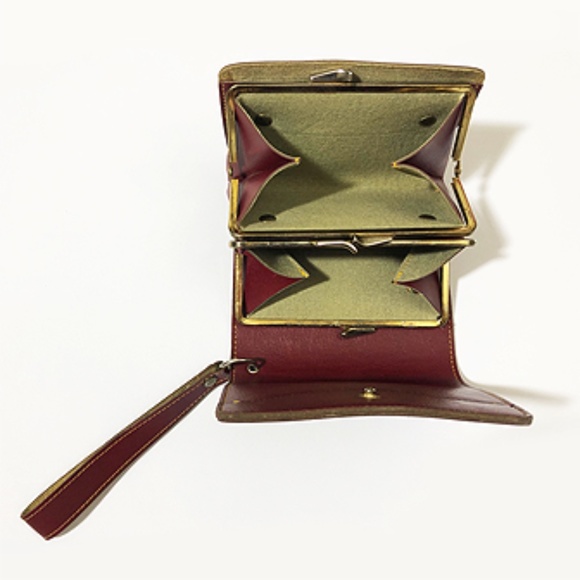 Old Fashion Vintage Clasp Closure Wristlet Wallet - Picture 9 of 11